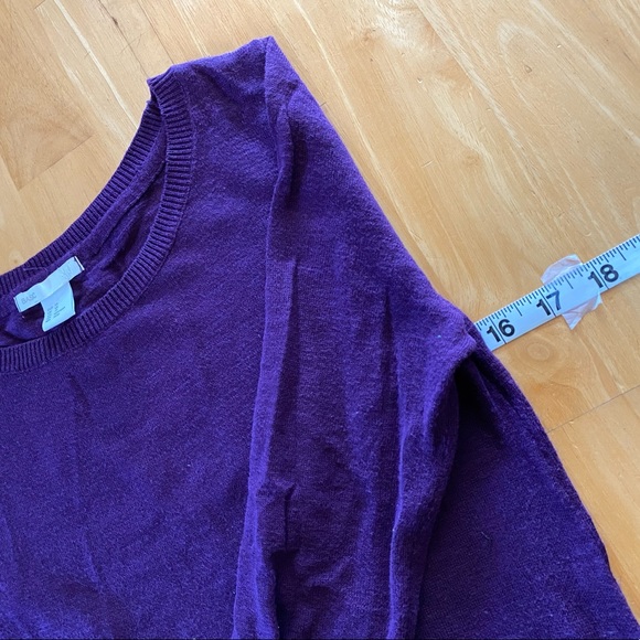 H&M Basic thin purple sweater - Picture 10 of 16
